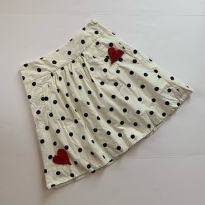 J. Crew polka dot skirt size 6